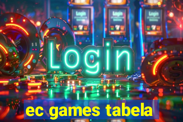 ec games tabela